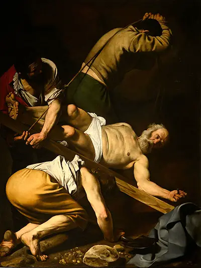Crucifixion of St Peter Caravaggio